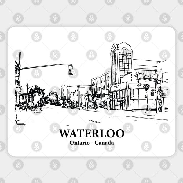 Waterloo - Ontario Magnet by Lakeric